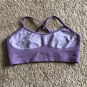 Purple Sports Bra